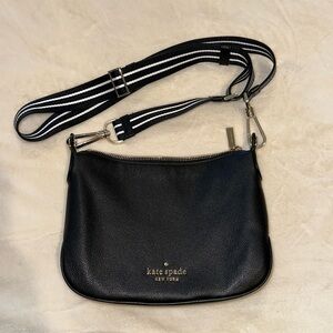 Crossbody Kate Spade bag black leather